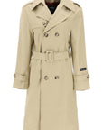 Homme Girls cotton double-breasted trench coat