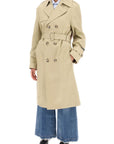 Homme Girls cotton double-breasted trench coat