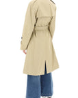 Homme Girls cotton double-breasted trench coat