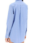 Homme Girls striped poplin shirt