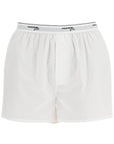 Homme Girls men's high-waisted white cotton boxer