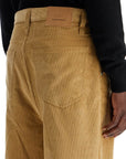 Ami Alexandre Matiussi baggy corduroy pants with rib