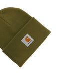 Carhartt Wip beanie hat with logo patch