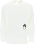 Y-3 long-sleeved t-shirt with logo print