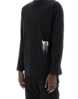 Y-3 long-sleeved t-shirt with logo print