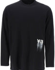 Y-3 long-sleeved t-shirt with logo print