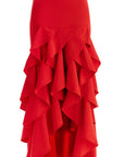 Moschino asymmetric skirt with ruffles