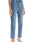 Moschino slim fit jeans with adjustable waistband