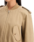 Moschino gabardine bomber