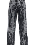 Ganni tie-dye jeans