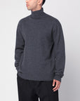 Jil Sander Grey wool turtleneck sweater