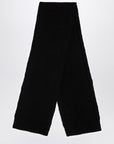 Jil Sander Black wool scarf