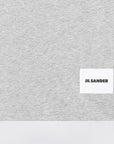 Jil Sander Set of three cotton T-shirts with logo patch