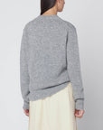 Jil Sander Light grey wool-blend sweater