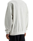 Y-3 light grey soft cotton and polyester sweatshirt