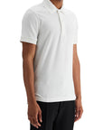 Tom Ford white cotton polo with classic collar