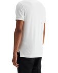 Tom Ford white cotton polo with classic collar