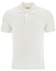 Tom Ford white cotton polo with classic collar