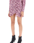 Isabel Marant milendi gathered mini skirt with ruuffles