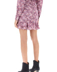 Isabel Marant milendi gathered mini skirt with ruuffles