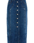 Isabel Marant Etoile denim vandy skirt for