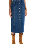 Isabel Marant Etoile denim vandy skirt for