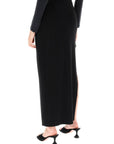 Norma Kamali long skirt in poly lycra