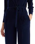 Norma Kamali double-breasted straight leg jumpsuit