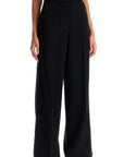 MAX MARA PIANOFORTE straight leg trousers in cady