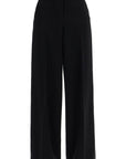 MAX MARA PIANOFORTE straight leg trousers in cady