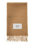 Maison Kitsune alpaca wool scarf