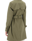 Barbour double-breasted trench coat for