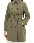 Barbour double-breasted trench coat for