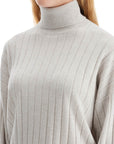 Brunello Cucinelli high-neck cashmere pullover sweater