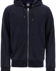 Paul Smith wool jersey zip-up sweatshirt with