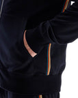 Paul Smith wool jersey zip-up sweatshirt with