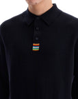 Paul Smith merino wool polo-style pullover sweater