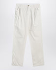 Brunello Cucinelli White corduroy pants