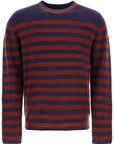 PS Paul Smith striped wool and mohair blend pullover