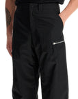 OUR LEGACY tactical cargo pants in technical satin fabric