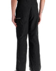 OUR LEGACY tactical cargo pants in technical satin fabric