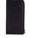 Thom Browne pebble grain leather cardholder