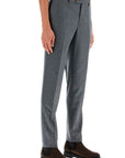 Brunello Cucinelli italian fit flannel trousers for a