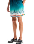 Casablanca silk bermuda shorts 'the goddess of the