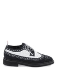 Thom Browne longwing brogue loafers in trompe l'oeil knit