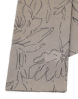 Brunello Cucinelli magnolia print silk scar