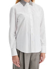 Brunello Cucinelli 'shirt with beaded collar