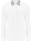 Brunello Cucinelli 'shirt with beaded collar