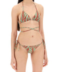 Reina Olga 'animal print miami bikini set