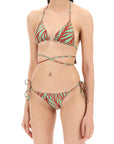 Reina Olga 'animal print miami bikini set